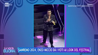 Sanremo 2024 Enzo Miccio dà i voti ai look delle serate del Festival  La Volta Buona 12022024 [upl. by Hildebrandt385]