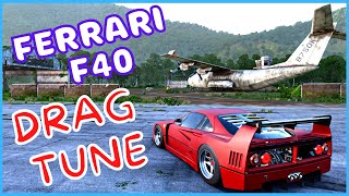 Fastest Ferrari F40 Competizone Tune 1200hp Forza Horizon 5  FH5 Ferrari F40 Customization amp Tune [upl. by Tahpos]