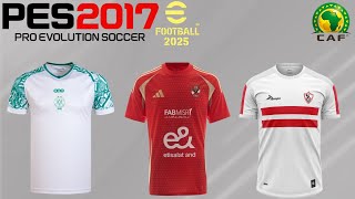 PES 2017 ATUALIZADO 2025  UNIFORMES CAF [upl. by Seni]