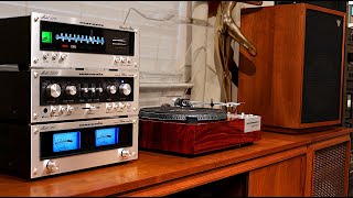 Marantz 140 3200 112 6300 Teac X2000R Klipsch Heresy  Vintage Hifi Demo [upl. by Onileva]