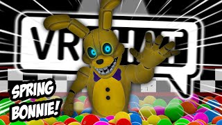 INTO THE PIT BONNIE JOINS VRCHAT Funny VRChat Moments FNAF [upl. by Hsatan205]