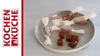 Karamell Bonbons selber machen  Kochen und Küche [upl. by Vadim248]