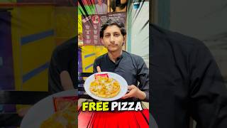 Eating pizza🍕free of cost😮 food minivlog shorts [upl. by Atnas]