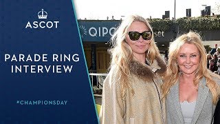 Jodie Kidd and Carol Vorderman in the Parade Ring [upl. by Otilia]