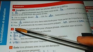 Grammaire exercice 123 page 50 cahier dexercicesNénuphar Cm2 [upl. by Afihtan]