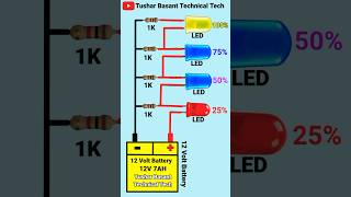 Battery Level Indicator Connection DIY Project shorts [upl. by Helbonnas]