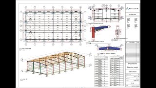 Revit structure charpente métallique Partie 17 [upl. by Yromas]