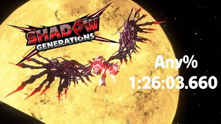 Shadow Generations Speedrun  Any in 12603660 Load Remover Time [upl. by Benia]