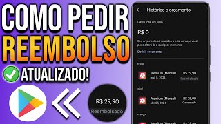 COMO SOLICITAR REEMBOLSO NA PLAY STORE [upl. by Suanne]