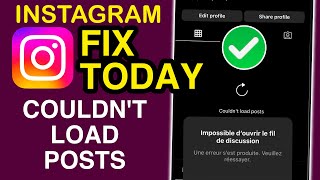 Instagram Server Down  Couldnt Load Posts Instagram FIX Today [upl. by Peer]