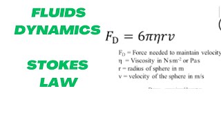 Stokes law  Fluids dynamics  Chapter 6 Class11 physics Physicsmerry [upl. by Maurilla790]