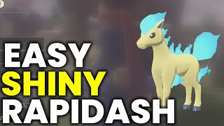 How To Easily Get A Free Shiny Rapidash  Pokemon Legends Arceus [upl. by Soalokcin]