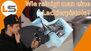 Lackierpistole richtig reinigen  LACKSTORE [upl. by Prescott]