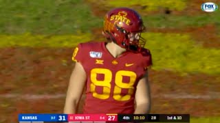 2019  Iowa State vs Kansas  NCAA Football  11232019 [upl. by Nylirej258]