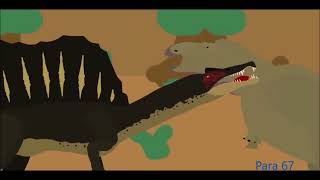 PPBA Edmontosaurus vs Spinosaurus [upl. by Boggers324]