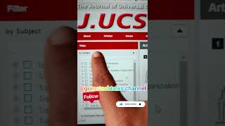 WoS 3 free and fast publishing Sci and scopus index journal gomstechtalks scopus research phd [upl. by Celeski243]