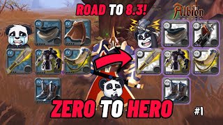 Zero to Hero Skalny szczur 40 do 83 Cz1  Albion Online [upl. by Gariepy546]