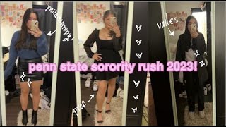 penn state sorority rush 2023 [upl. by Vickie]