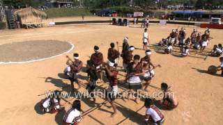 Cheraw Mizo dance  men of Mizoram [upl. by Zertnom]