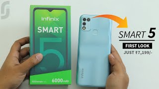 Infinix Smart 5 First Look amp Top Features  6000mAh Battery  Helio G25 🔥🔥 [upl. by Yttiy]