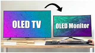 Switching to 32quot 4K QDOLED Monitor from the LG C2 42 OLED TV  Alienware AW3225QF [upl. by Eriha736]