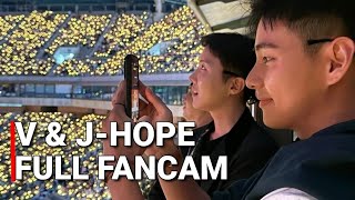 BTS Taehyung amp Jhope At IU Concert Full Fancam  BTS V 뷔 Raction to IU Love wins all’ Stage 2024 [upl. by Hess]