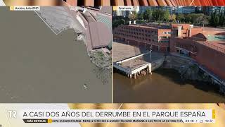 Preocupación por la posibilidad de derrumbes en el Centro Cultural Parque de España [upl. by Shieh]