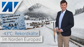 43 °C Schweden meldet neuen Kälterekord Erreicht die Extremkälte auch Deutschland Spannung [upl. by Htebezile]