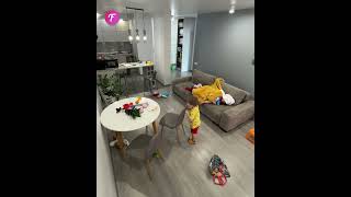 Toddler Takes Care of Sick Mother While She Sleeps shorts [upl. by Eural]