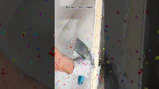 Super Easy Fix Ugly Door Jamb Drywall Damage WITHOUT Tape shorts drywallrepair diy [upl. by Antoinette]