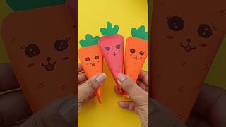 DIY Origami Carrot  Paper craft diy viral origami craft handmade papercraft [upl. by Vinson]