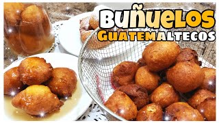 ⭐ BUÑUELOS  Receta Guatemalteca  Tefy Villatoro [upl. by Anial]