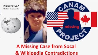 Missing 411 David Paulides Presents a Missing Person Case from Socal and Wikipedias Ongoing Attack [upl. by Neeneg]