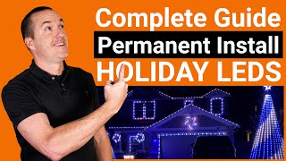 DIY Permanent Holiday LEDs Complete How To Guide 2021 [upl. by Olette306]