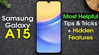 Samsung Galaxy A15 5G Tips and Tricks  Hidden Features  A15 5G  H2TechVideos [upl. by Etteraj]