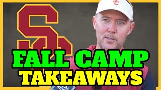 USC Fall Camp  Early Takeaways [upl. by Peale]