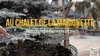 Au Chalet de la Marionnette in Fantasyland Disneyland Paris BAVARIAN FOOD [upl. by Oinotnaesoj988]