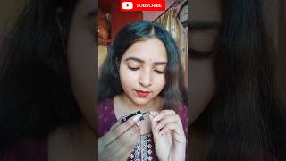 Bindi se lagaya eyeliner 😱😳 bindi eyeliner hack  makeup hack shorts viral trending yt makeup [upl. by Sussna115]