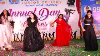 ANNUAL DAY CELEBRATIONS NARAYANA JUNIOR COLLEGE NIZAMABAD SR N120 SUSREEJA GROUP DANCE [upl. by Eentihw]