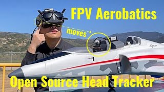 FPV Precision Aerobatics Demo using Open Source Head Tracker in Eflite Viper 90mm [upl. by Yssim]