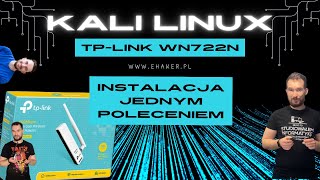 Instalacja TPLINK WN722N w Kali Linux w 2023 Instalacja jednym poleceniem TUTORIAL MONITOR MODE [upl. by Anial]