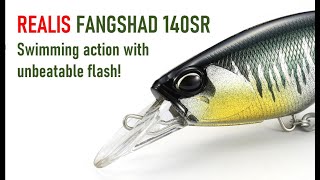 The beast shad in the water The Realis Fangshad 140SR swimming action [upl. by Mart]