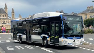 Mercedes Citaro C2 NGT Hybrid €6 5225 Twisto Keolis Caen 🇲🇫 [upl. by Rehtul301]