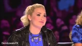 Best Moments of Demi Lovato on The X Factor USA 2013 Auditions 8 [upl. by Caralie]