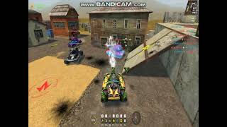 Tanki Online Test Server MK720 Freeze freeze shock augment and MK720 Viking XT Blaster [upl. by Navert]