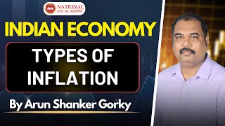 Inflation in India  Types of Inflation Explained  UPSC [upl. by Aneekas]