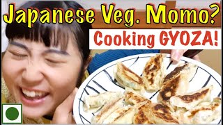 Japanese Veg Momo quotGYOZAquot kaisa hota hai NO Jugaad kitchen hai sab acche se banaya [upl. by Idyh944]