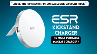 Get the TOP MagSafe Charger  ESR Halolock Kickstand Charger [upl. by Enia189]