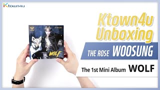 Unboxing KIM WOOSUNG THE ROSE quotWOLFquot 1st mini album 더로즈 김우성 언박싱 Kpop Ktown4u [upl. by Eiramyelhsa963]