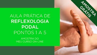 Curso de reflexologia podal  pontos 1 a 5 [upl. by Hayimas]